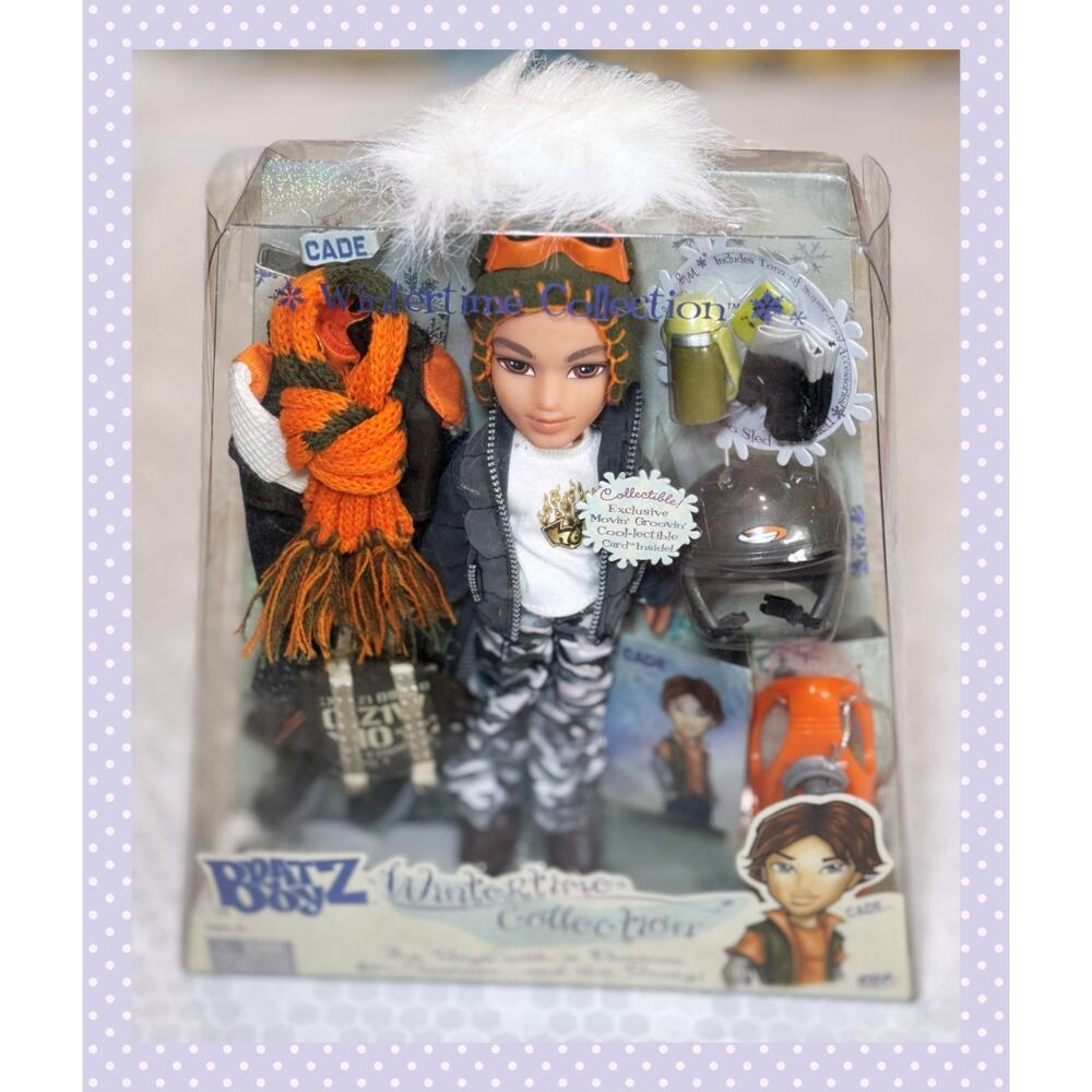Vtg MGA Bratz Boyz Wintertime Wonderland Collection Cade Fashion Doll Y2K Boy